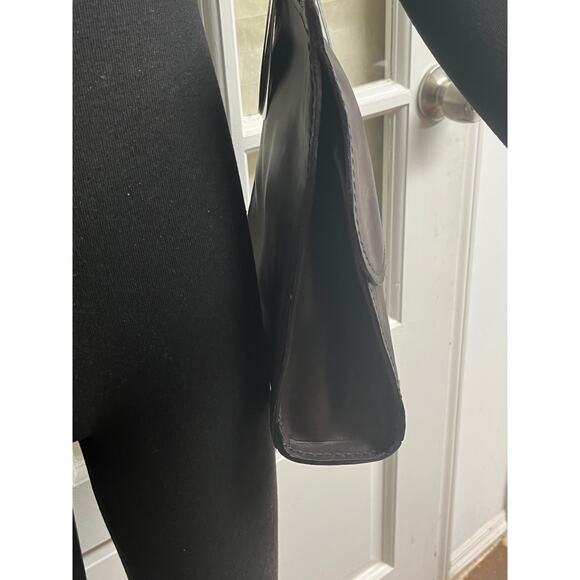 Adan Ballou  Leather Brown Shoulder Bag Full Grain Vegetable Tanned Leather - Picture 9 of 13